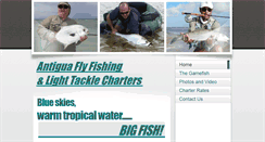 Desktop Screenshot of antigua-flyfishing.com